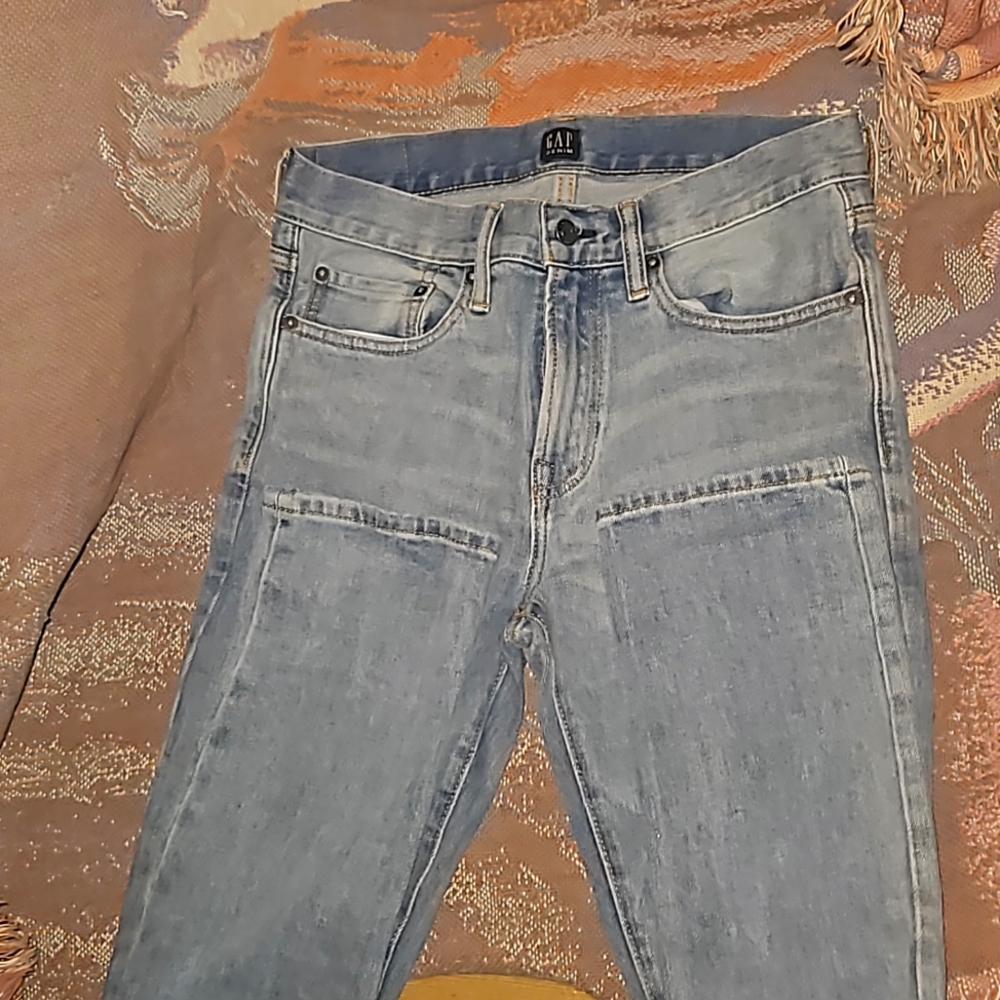 Gap jeans, 29x30 "skinny" style.